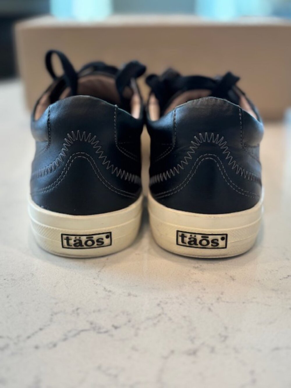 Taos - Plim Soul Lux Sneakers - Black Leather - Picture 6 of 9